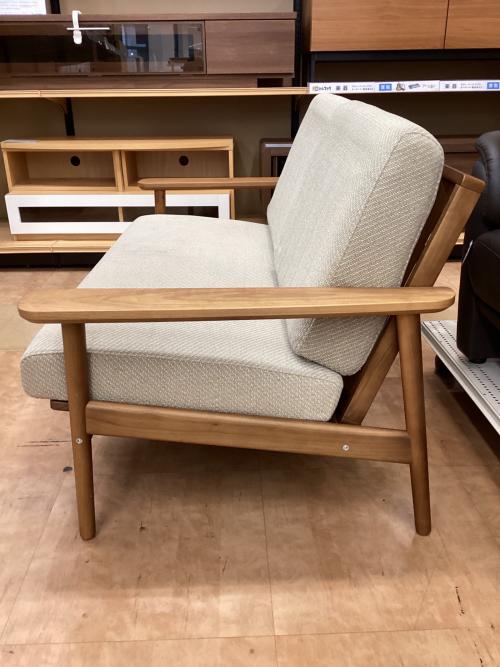 karimoku (カリモク) 2人掛けソファー 84 高さ70 幅137 奥行67 グレー