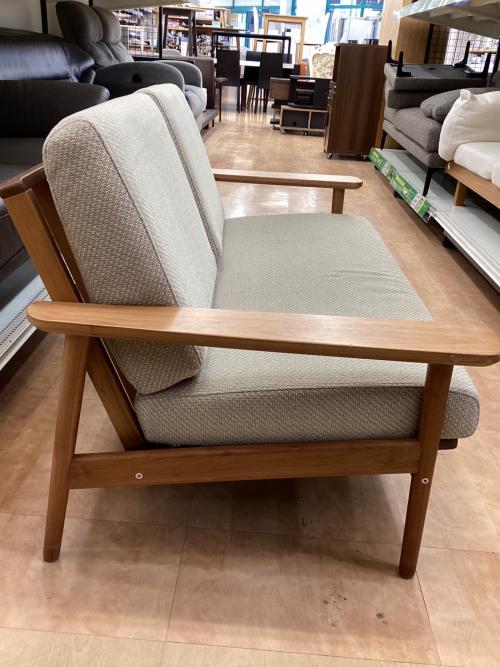 karimoku (カリモク) 2人掛けソファー 84 高さ70 幅137 奥行67 グレー