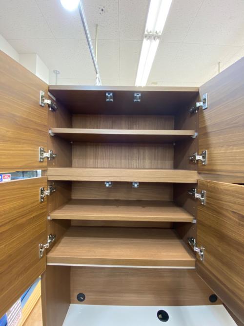 karimoku (カリモク) 4枚扉レンジボード EW37006XR 84 ブラウン KITCHIT