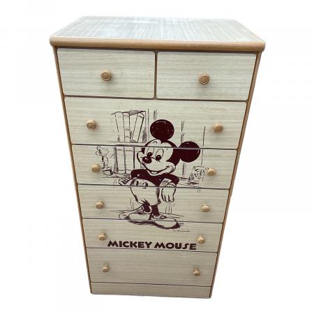 ミッキーの6段チェスト  【トレファク桶川】 MICKEY MOUSE (ミッキーマウス) タンス ナチュラル｜トレファクONLINE
