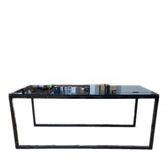 INTERIORS (インテリアズ) ローテーブル グレー×シルバー