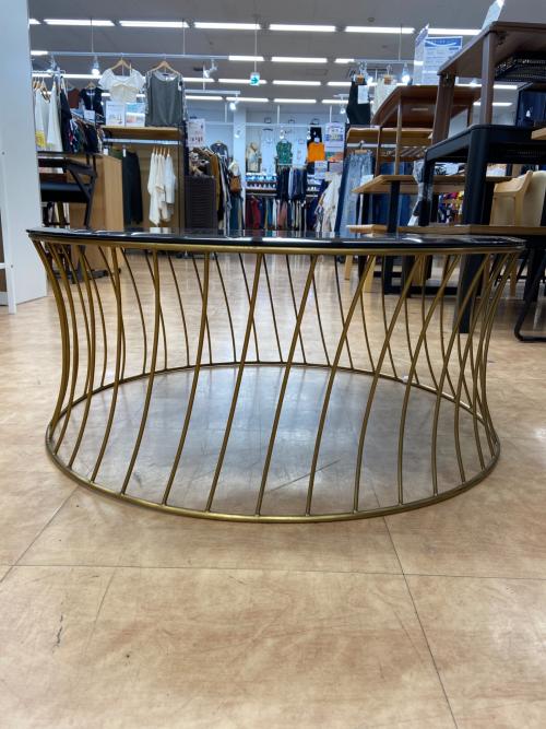 関家具 (セキカグ) ガラステーブル ブラック