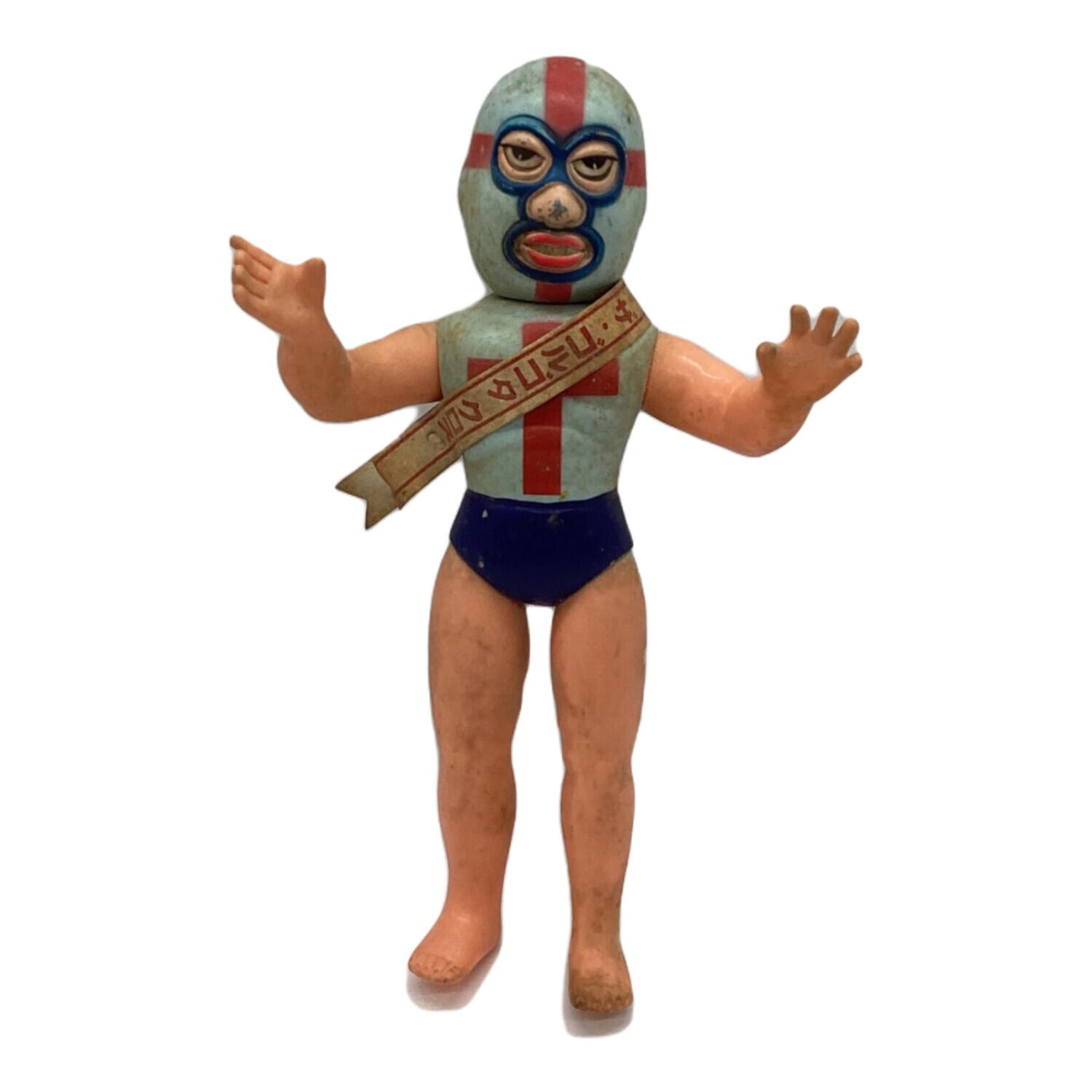 中嶋製作所 タイガーマスク ゴルゴダクロス ソフビ 辻なお 梶原一騎 昭和レトロ 中嶋製作所 (ナカジマセイサクジョ) ザ・ゴルゴダクロス レトロホビー