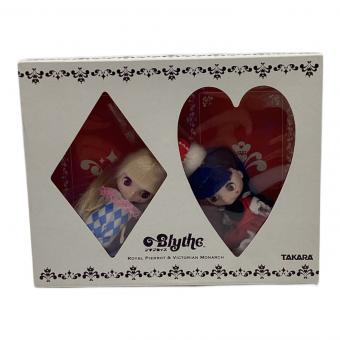 TAKARA (タカラ) プチブライス ロイヤルピエロ&ヴィクトリアンモナーク ドール ディスプレイ ドール