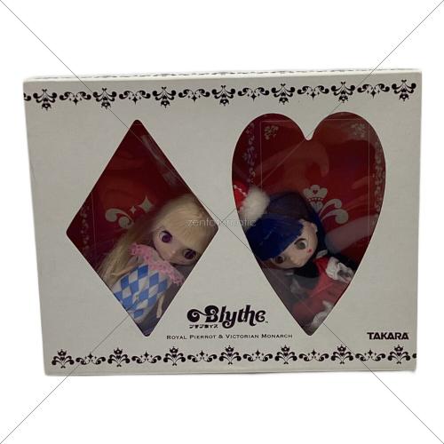 TAKARA (タカラ) プチブライス ロイヤルピエロ&ヴィクトリアンモナーク ドール ディスプレイ ドール