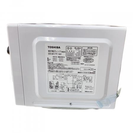 TOSHIBA (トウシバ) 電子レンジ ER-M17Y 2023年販売モデル ～25L(1～2