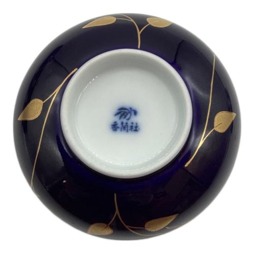 香蘭社 (コウランシャ) 湯呑み揃え ▲ ルリ薔薇