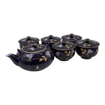 香蘭社 (コウランシャ) 湯呑み揃え ▲ ルリ薔薇