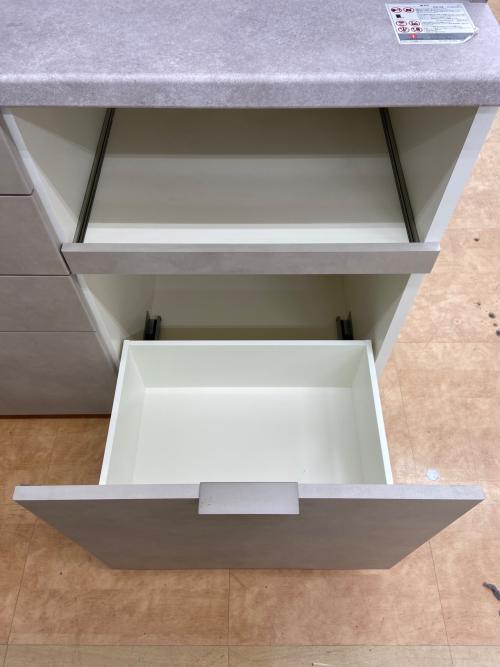 Pamouna (パモウナ) レンジボード RU-1800R 幅180×高さ200×奥行50 ナチュラル×グレー