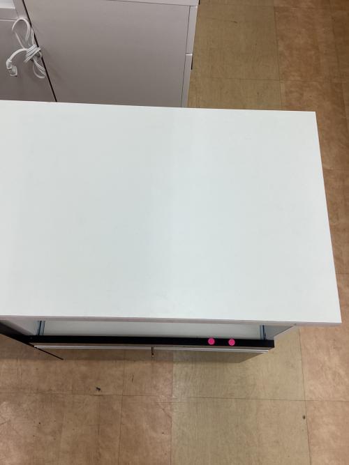 キッチンカウンター 80 幅:約120㎝ ブラック×ホワイト スピカ