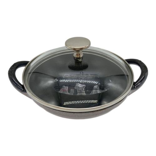 Staub (ストウブ) 鋳物ホーロー鍋 蓋:ZWILLING 16cm ベビーウォック