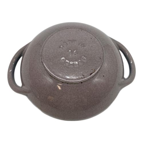 Staub (ストウブ) 鋳物ホーロー鍋 蓋:ZWILLING 16cm ベビーウォック