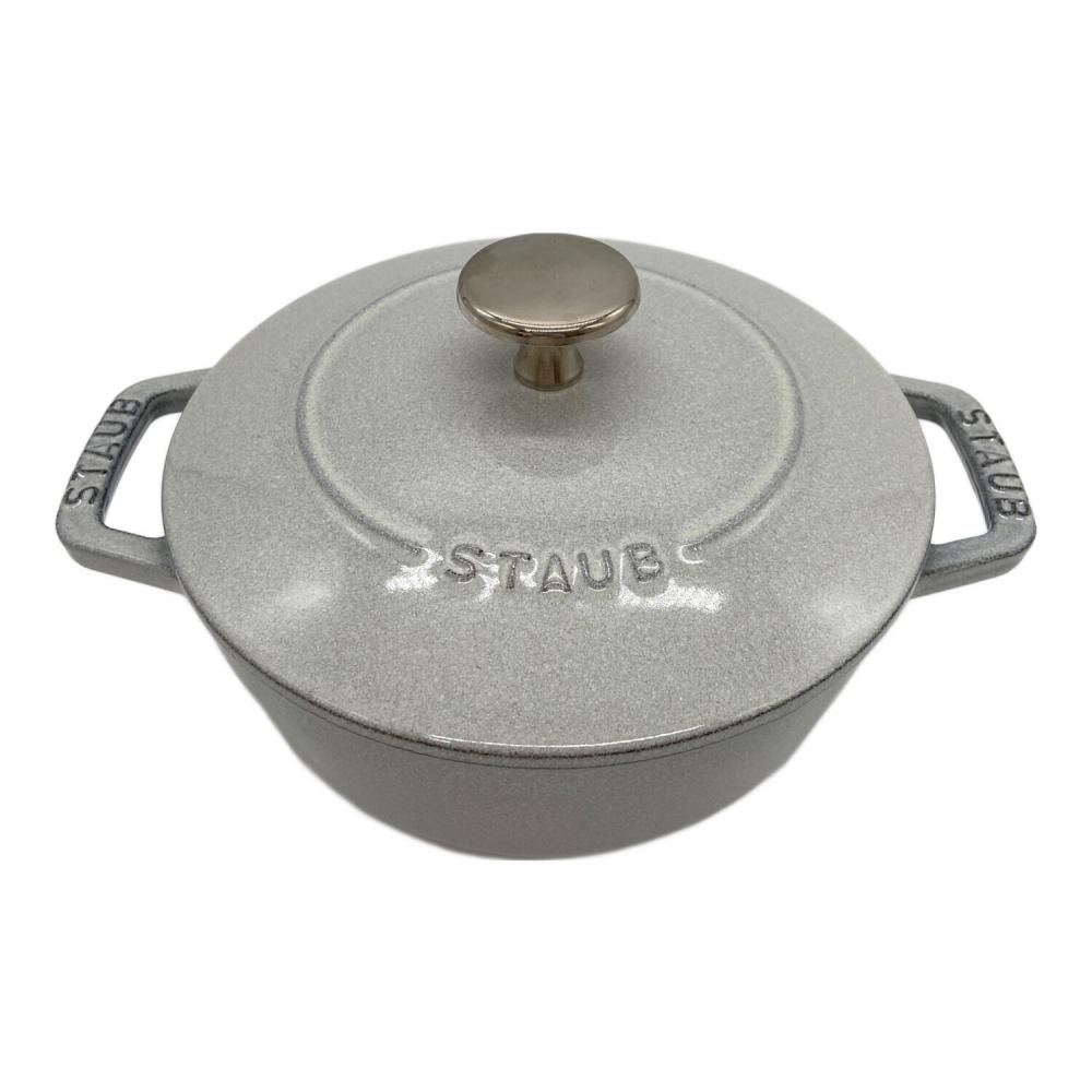 Staub (ストウブ) 両手鍋 ワナベ カンパーニュ S 16cm グレー