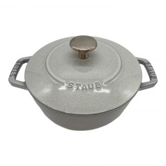 Staub (ストウブ) 両手鍋 ワナベ カンパーニュ S 16cm グレー