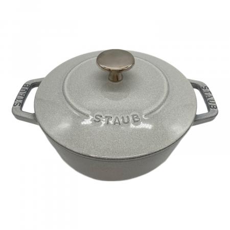 Staub (ストウブ) 両手鍋 ワナベ カンパーニュ S 16cm グレー