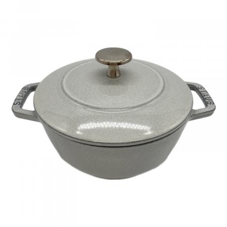 Staub (ストウブ) 両手鍋 ワナベ カンパーニュ S 16cm グレー