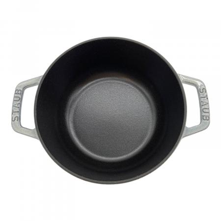 Staub (ストウブ) 両手鍋 ワナベ カンパーニュ S 16cm グレー
