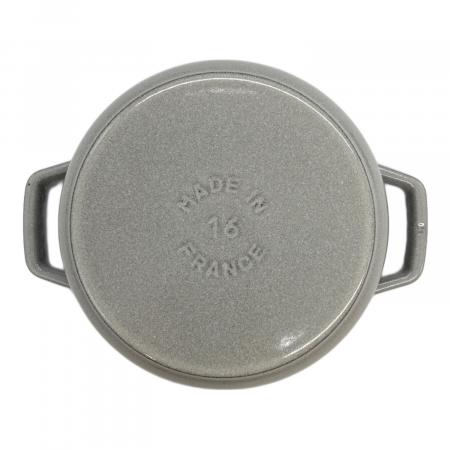 Staub (ストウブ) 両手鍋 ワナベ カンパーニュ S 16cm グレー