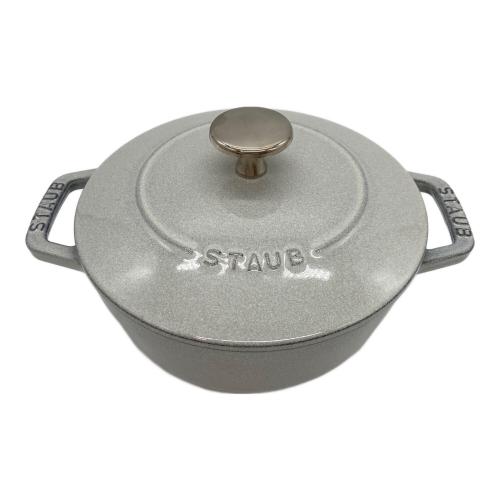 Staub (ストウブ) 両手鍋 ワナベ カンパーニュ S 16cm グレー