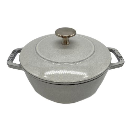 Staub (ストウブ) 両手鍋 ワナベ カンパーニュ S 16cm グレー