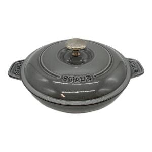 Staub (ストウブ) オーバルホットプレート 20cm・グレー
