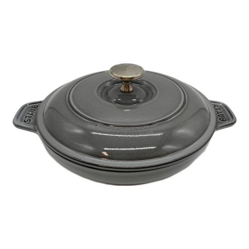 Staub (ストウブ) オーバルホットプレート 20cm・グレー