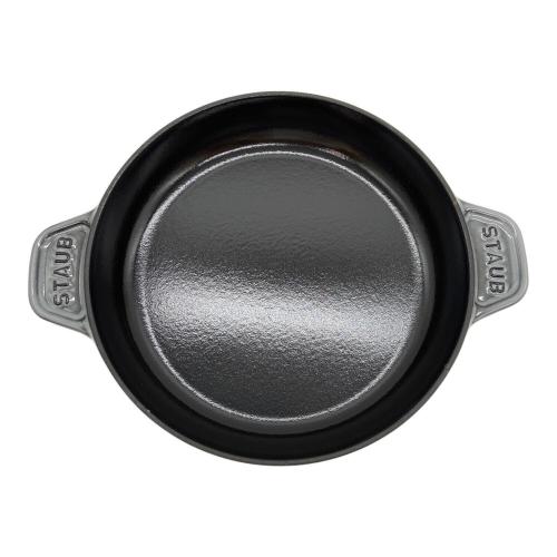 Staub (ストウブ) オーバルホットプレート 20cm・グレー