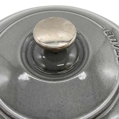Staub (ストウブ) オーバルホットプレート 20cm・グレー