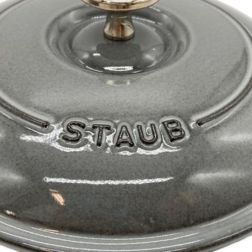 Staub (ストウブ) オーバルホットプレート 20cm・グレー