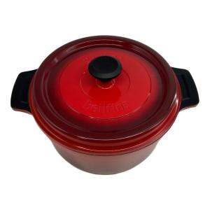 Bellfina (ベルフィーナ) 無水調理パン 22cm レッド