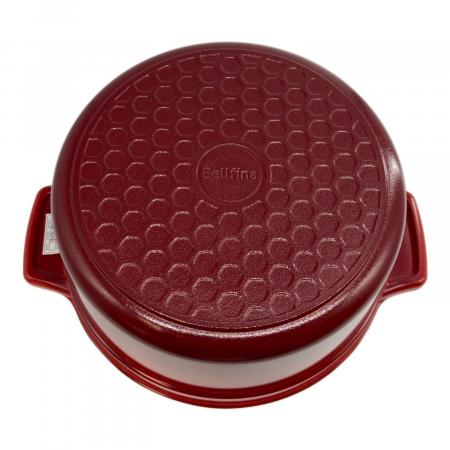 ベルフィーナ無水調理パン22cm　2個セット Bellfina (ベルフィーナ) 無水調理パン 22cm レッド｜トレファクONLINE