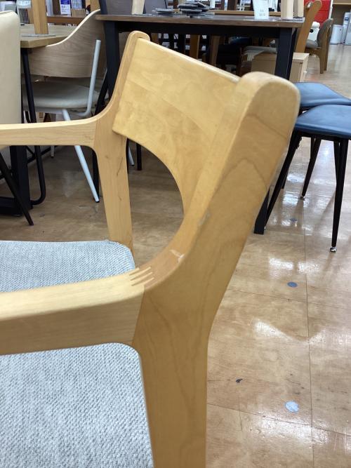 【取りに来られる方限定】　ダイニング5点セット　(未使用・キズ有) NAGANO INTERIOR (ナガノインテリア) ダイニング4点セット キズ有/座面