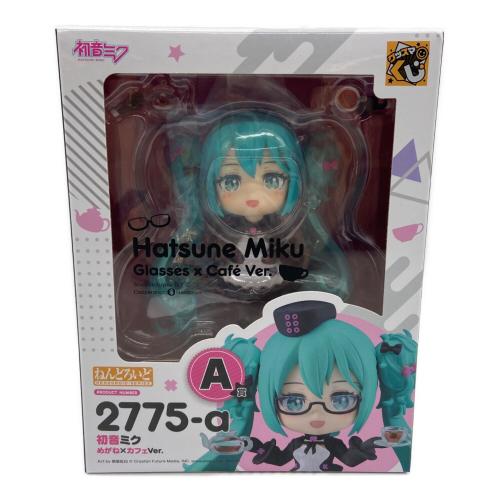GOODSMILE COMPANY (グッドスマイルカンパニー) 初音ミク めがね×カフェVer. キャラクターフィギュア 「グッスマくじ 初音ミク 2025 Autumn」 A賞 ねんどろいど