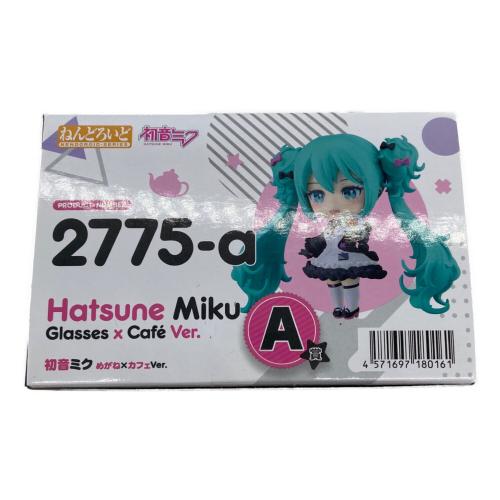 GOODSMILE COMPANY (グッドスマイルカンパニー) 初音ミク めがね×カフェVer. キャラクターフィギュア 「グッスマくじ 初音ミク 2025 Autumn」 A賞 ねんどろいど