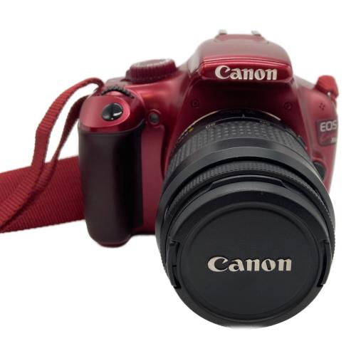 CANON (キヤノン) 一眼レフカメラ EOS Kiss X50 本体レッド/レンズ35-80mm