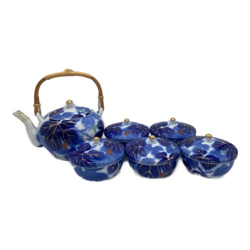 深川製磁 (フカガワセイジ) 茶器揃え 瑠璃葡萄