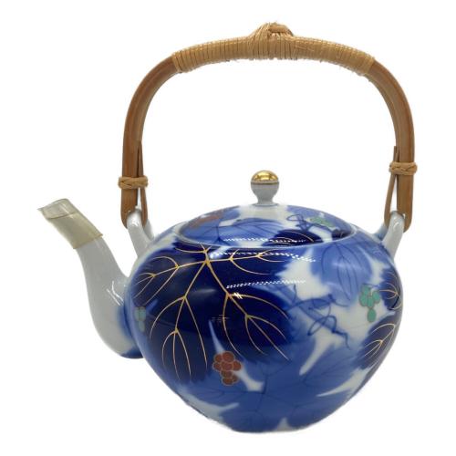 深川製磁 (フカガワセイジ) 茶器揃え 瑠璃葡萄