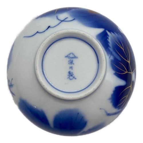 深川製磁 (フカガワセイジ) 茶器揃え 瑠璃葡萄