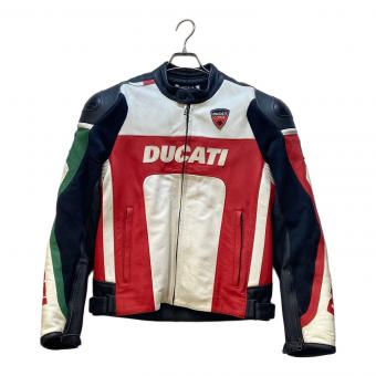 DUCATI CORSE (デュカティ・コルセ) プロテクタージャケット 8533486 メンズ SIZE 50 ホワイト×レッド