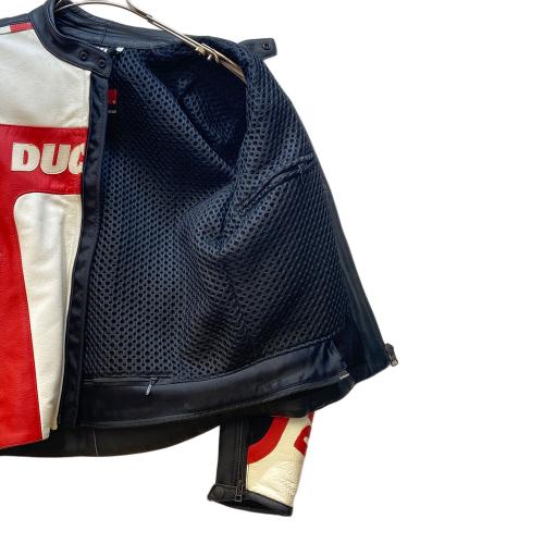 DUCATI CORSE (デュカティ・コルセ) プロテクタージャケット 8533486 メンズ SIZE 50 ホワイト×レッド