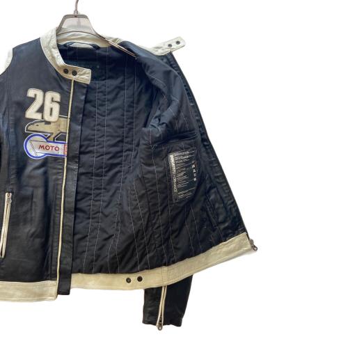 DUCATI CORSE (デュカティ・コルセ) ライディングジャケット メンズ SIZE 50 ブラック×ホワイト