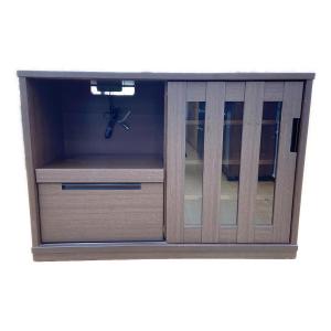 ニトリ キッチンカウンター 136 幅120×高さ85 ブラウン アケビ