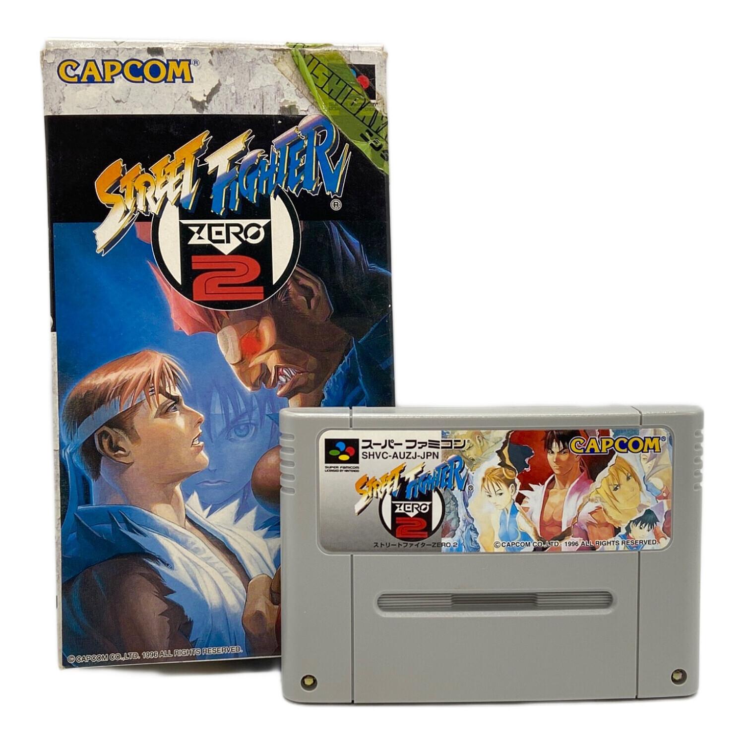 カプコン ストリートファイターゼロ 用 未使用品 カプコン ストリートファイターZERO2 スーパーファミコン用ソフト
