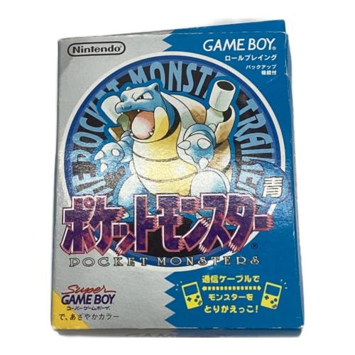 Nintendo (ニンテンドー) ポケットモンスター青 ゲームボーイ用ソフト ※動作保証無 -