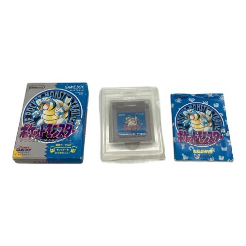 Nintendo (ニンテンドー) ポケットモンスター青 ゲームボーイ用ソフト ※動作保証無 -