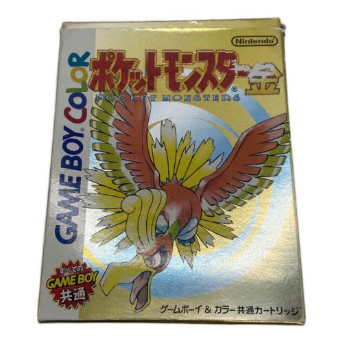 Nintendo (ニンテンドー) ポケットモンスター金 ゲームボーイ用ソフト ※動作保証無 -