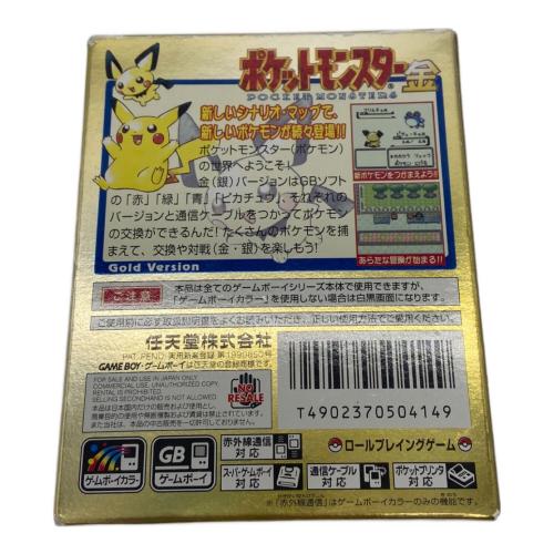 Nintendo (ニンテンドー) ポケットモンスター金 ゲームボーイ用ソフト ※動作保証無 -