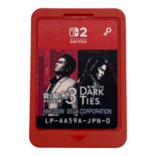 龍が如く 極3 / 龍が如く3外伝 Dark Ties Nintendo Switch2用ソフト CERO C (15歳以上対象)