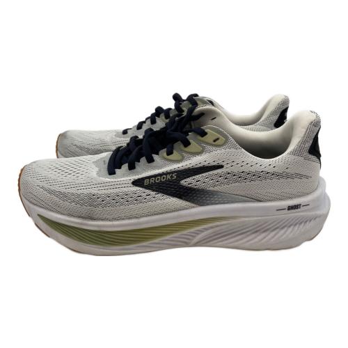 BROOKS (ブルックス) ランニングシューズ 1104421D191 メンズ SIZE 66cm (W26) グレー×ホワイト
