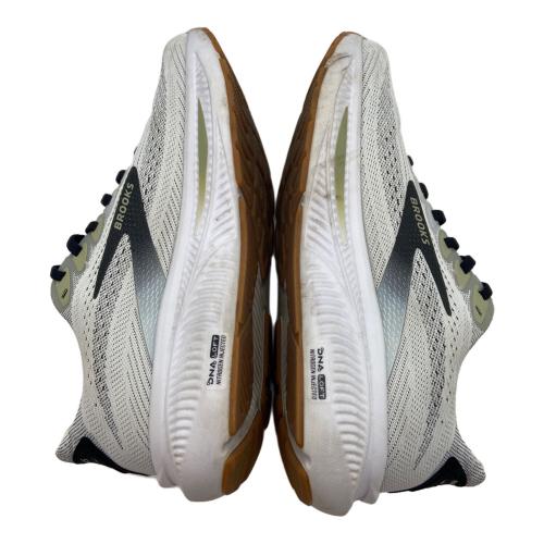 BROOKS (ブルックス) ランニングシューズ 1104421D191 メンズ SIZE 66cm (W26) グレー×ホワイト